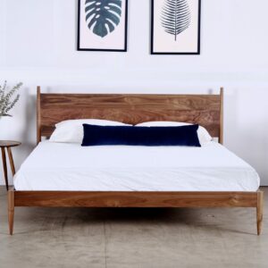 Walnut Custom Wood Bed and Bed Frame